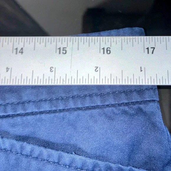 Lauren Ralph Lauren 100% Cotton Navy Blue Shorts Women Size 10 - Picture 5 of 9